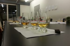 Alles bereit für das Tasting