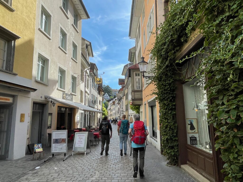 Wandern durch die Schaffhauser Altstadt